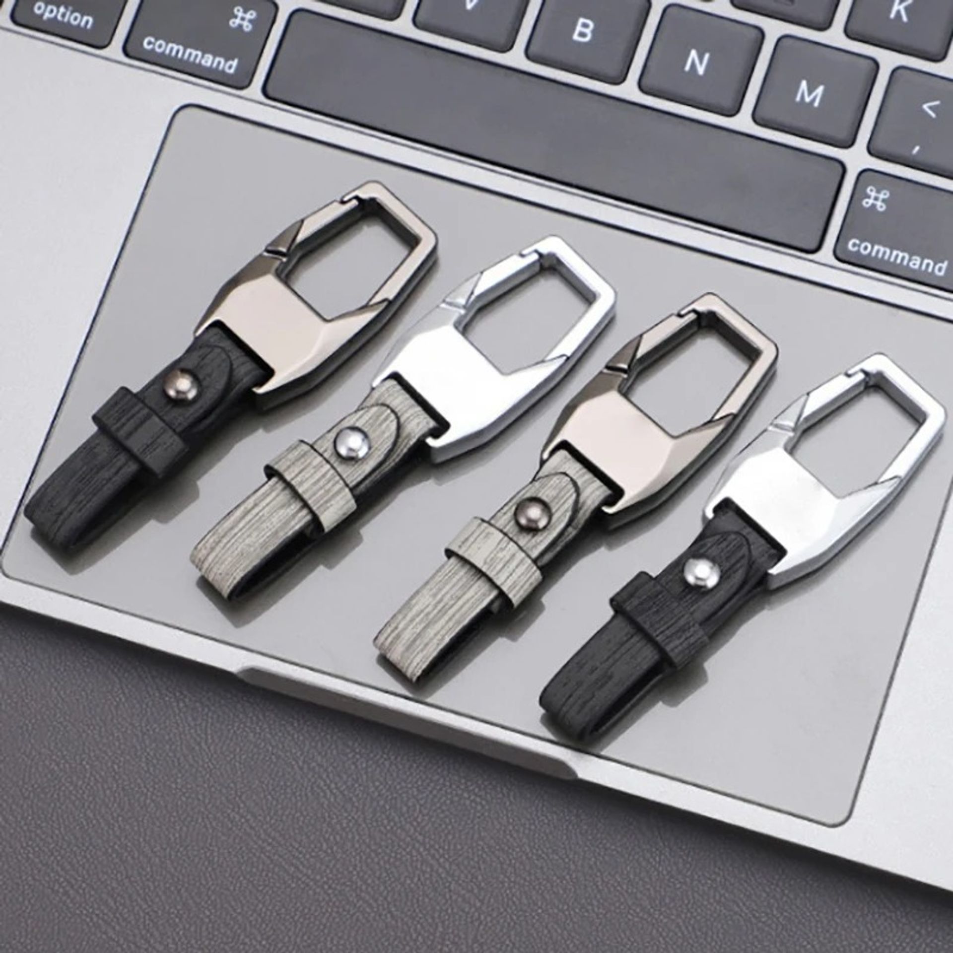 Car Key Chain Anti-Lost Keychain With PU Leather Simple