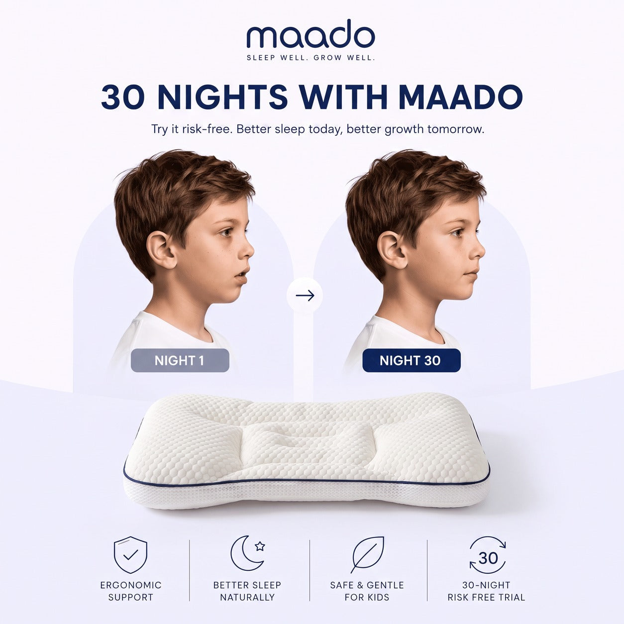 Maado Posture Kids Pillow