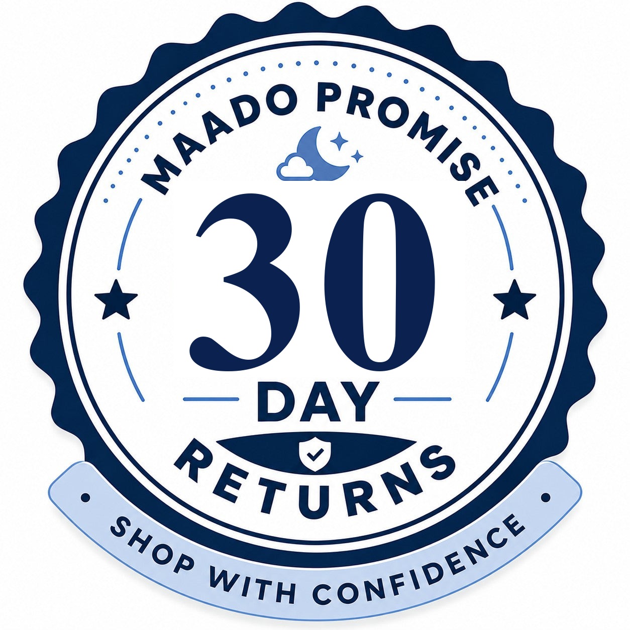 Maado Promise: 30-day returns