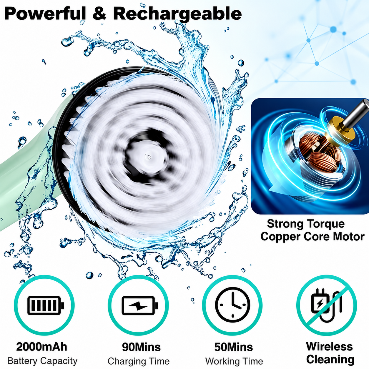 Rechargeable scrubber